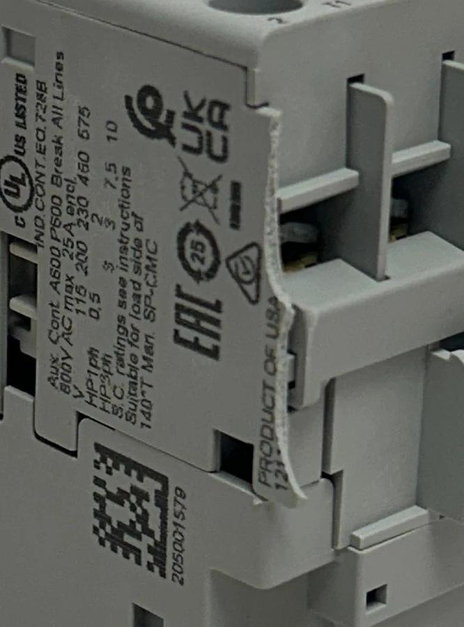 ALLEN BRADLEY 100-C12EJ10 /A BULLETIN 100 CONTACTOR 24VDC 3-POLE OEM *CHIP NSMP
