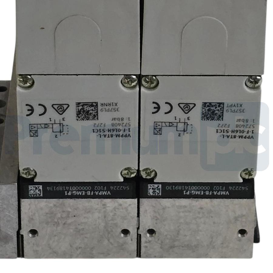 Used (2) Festo VPPM-8TA-L-1-F-0L6H-S1C1 | 572408 Regulator (2) VMPA-FB-EMG-P1 542224
