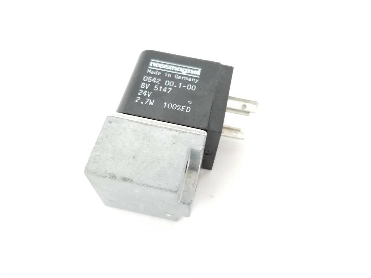 Used NASSMAGNET 0542-00.1-00 VALVE COIL BV-5147 24V 2,7W 100%ED