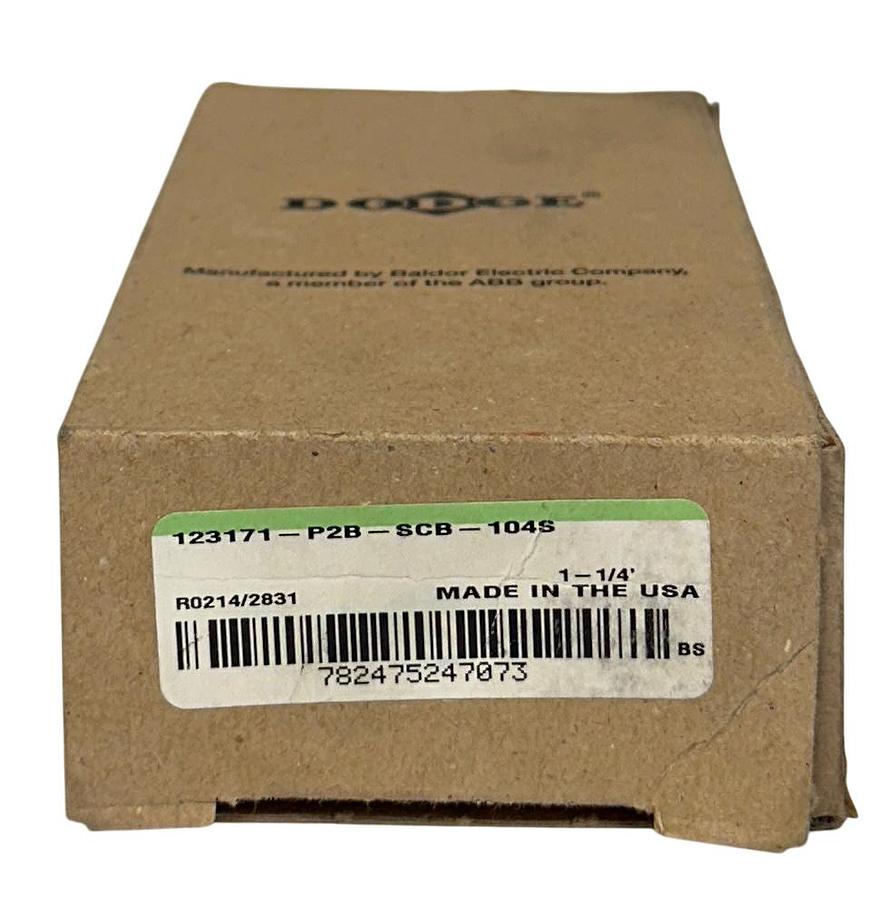 Used DODGE P2B-SCB-104S / 123171 2-BOLT FLANGE MOUNT BEARING NORMAL DUTY 1-1/4'' NSMP