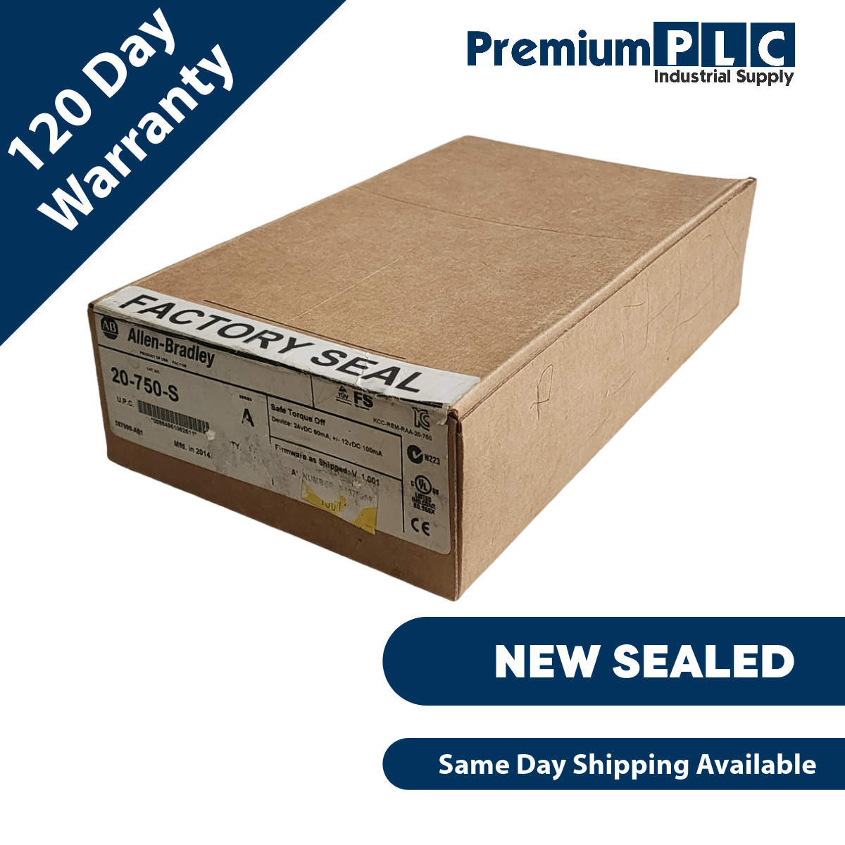 Used NEW SEALED ALLEN BRADLEY 20-750-S /A PowerFlex SAFE TORQUE OFF OPTION 20750S