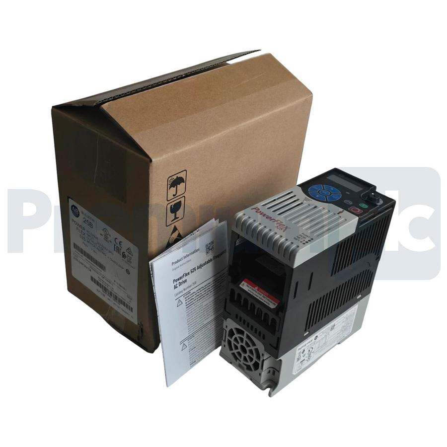 Allen Bradley 25B-D4P0N104 /A PowerFlex 525 AC Drive ENet/IP 2HP FRN. 7.001 NSMP 884951885882
