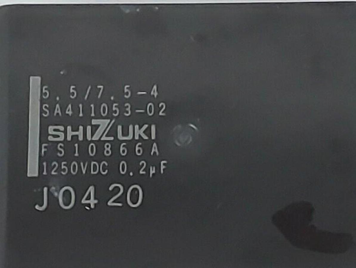 Used SHIZUKI SA411053-02 MODULE FS10866A, 1250VDC 0.2uF