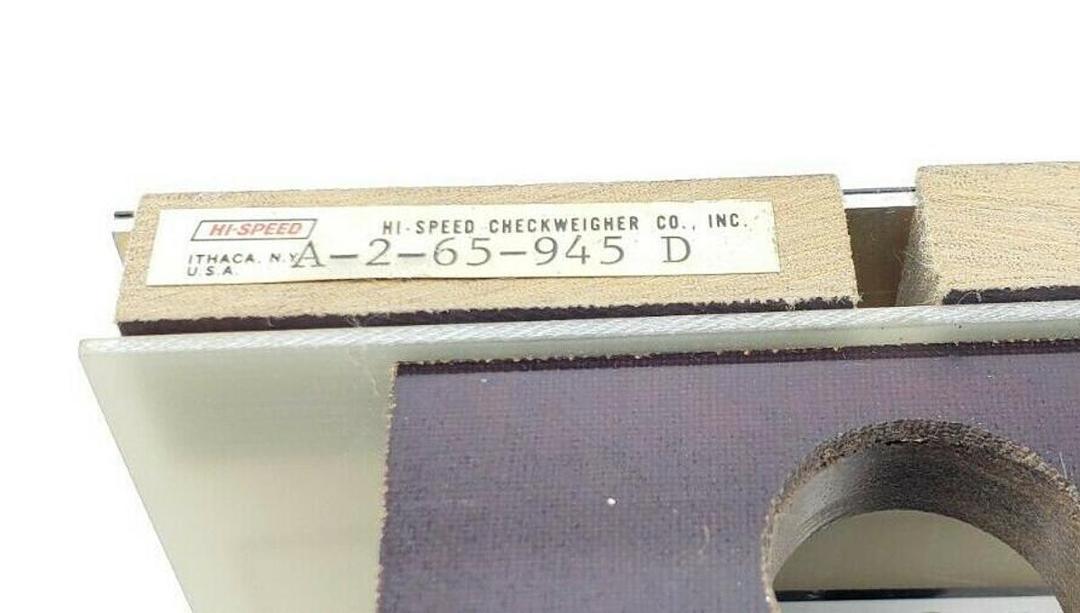 Used HI-SPEED A-2-65-945 D WEIGHT FEEDBACK MODULE P2-62-002 P2-63-004 P2-64-010
