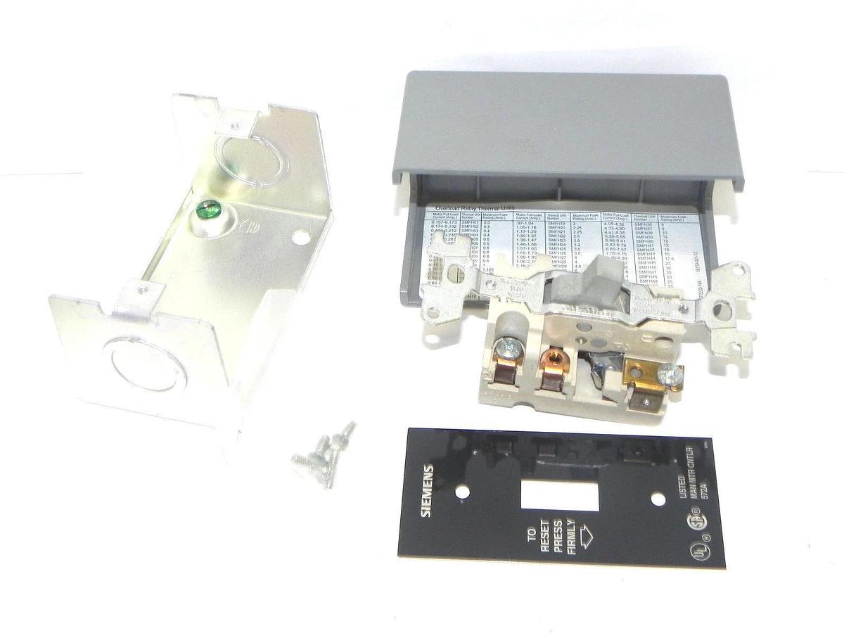 Used NIB SIEMENS SMFFG2 MANUAL STARTER 2 POLE TOGGLE