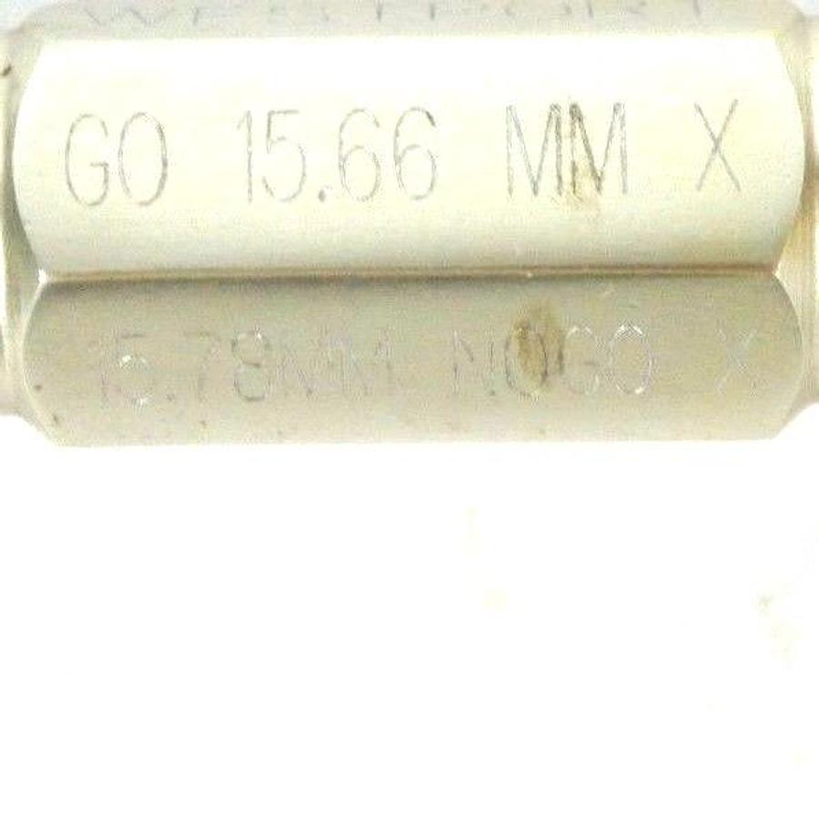Used WESTPORT PLUG GAGE GO 15.66MM NO GO 15.78MM