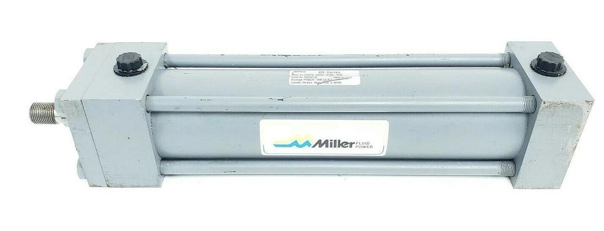 Used MILLER HV SERIES 50R2N-00250-01000-0100 HYDRAULIC CYLINDER 2500PSI