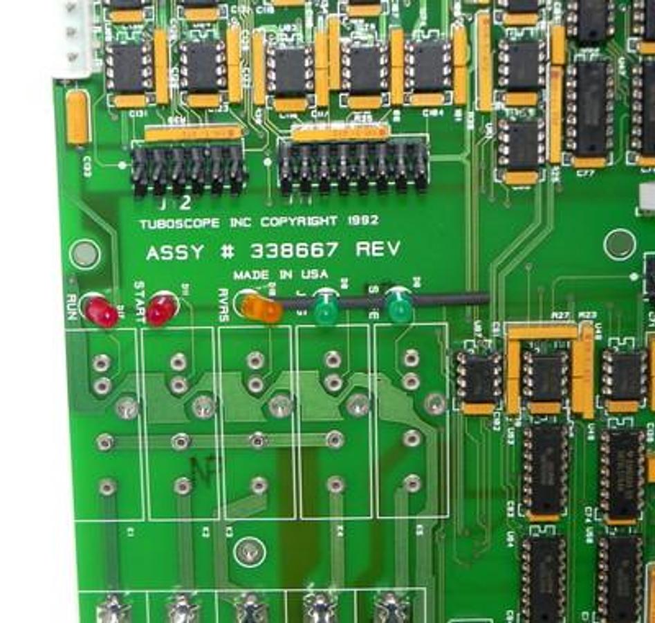 Used NEW TUBOSCOPE INC ASSY # 338667 BOARD 338666 REV. 1