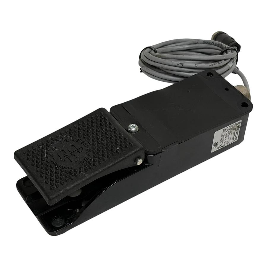 New Bernstein F1-U1Z UN Foot Switch 606.1600.006 Industrial Metal Pedal Unused