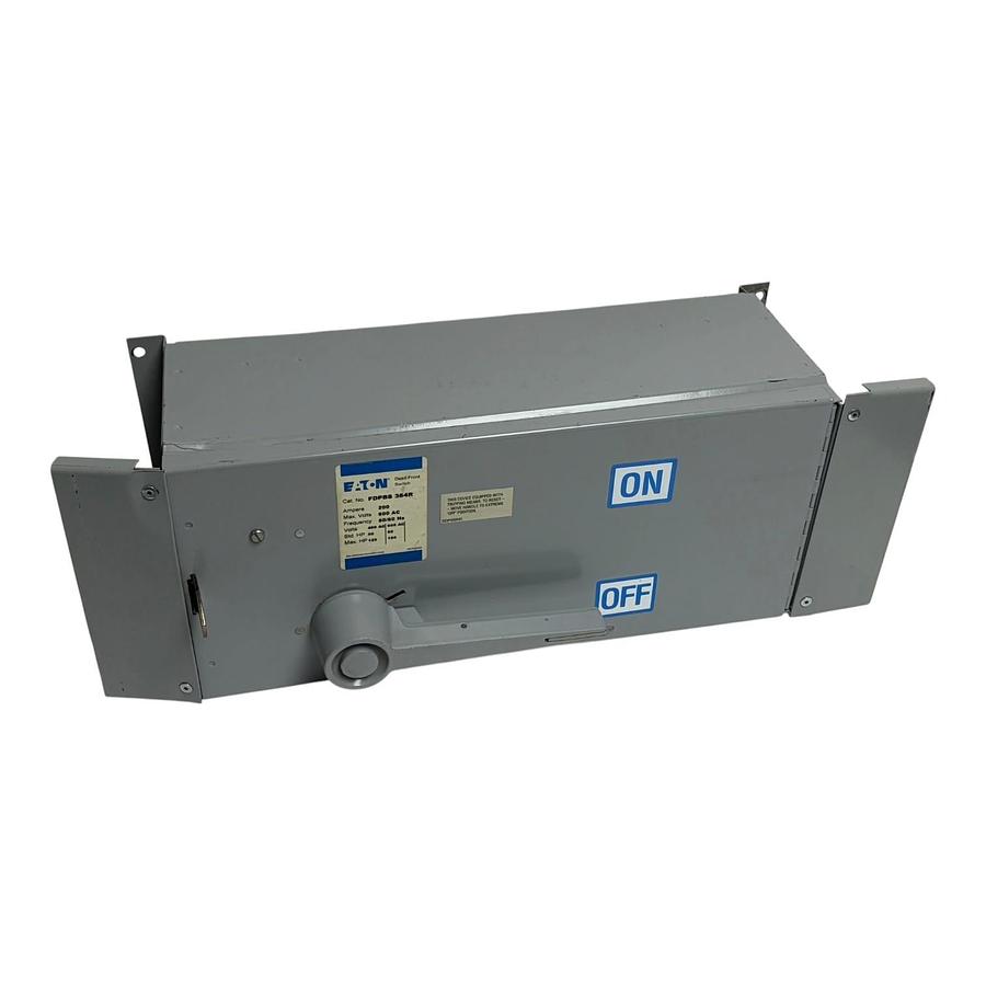 Used Eaton FDPBS364R 3 Pole 200A 600VAC Type FDPB Fusible Panelboard Switch