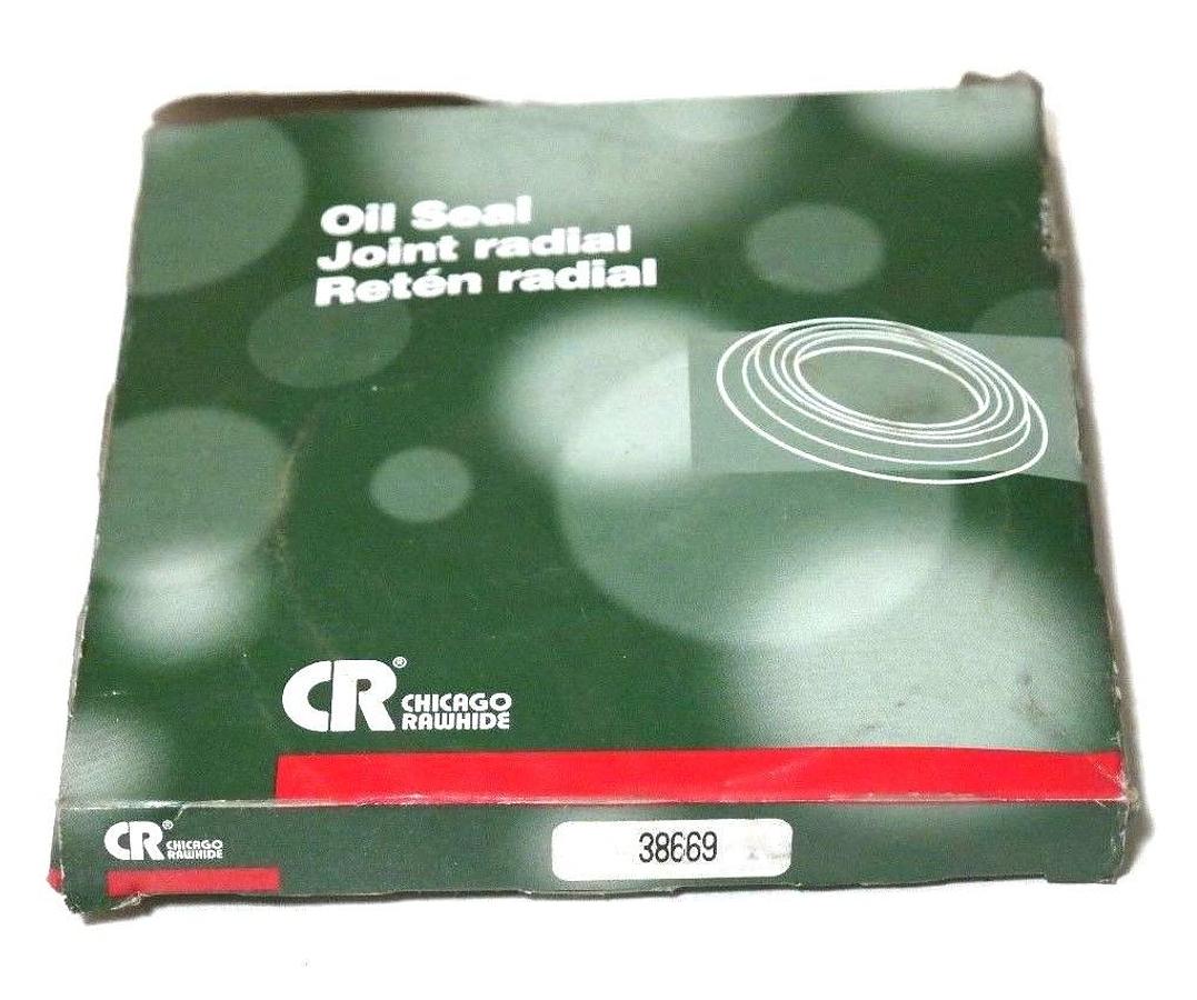 Used NIB CHICAGO RAWHIDE 38669 OIL SEAL 3.9'" X 4.865" CRWH1-R
