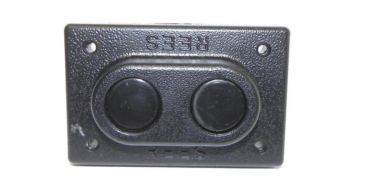 Used REES 00580-001 11-98 HEAVY DUTY TWO BUTTON, PLUNGER SWITCH, 00580001 1198