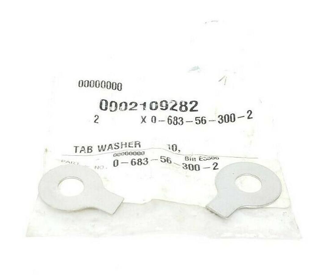 LOT OF 2 NEW KRONES 0-683-56-300-2 TAB WASHERS 0683563002