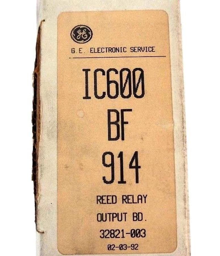 Refurbished GE FANUC IC600BF914K REED RELAY OUTPUT MODULE IC600-BF914K REPAIRED