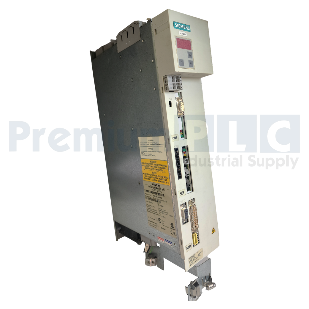 Used Siemens 6SE7021-0EP50-Z G91+G42+C43+F01+F29 SIMOVERT MASTERDRIVES MC AC/AC Drive