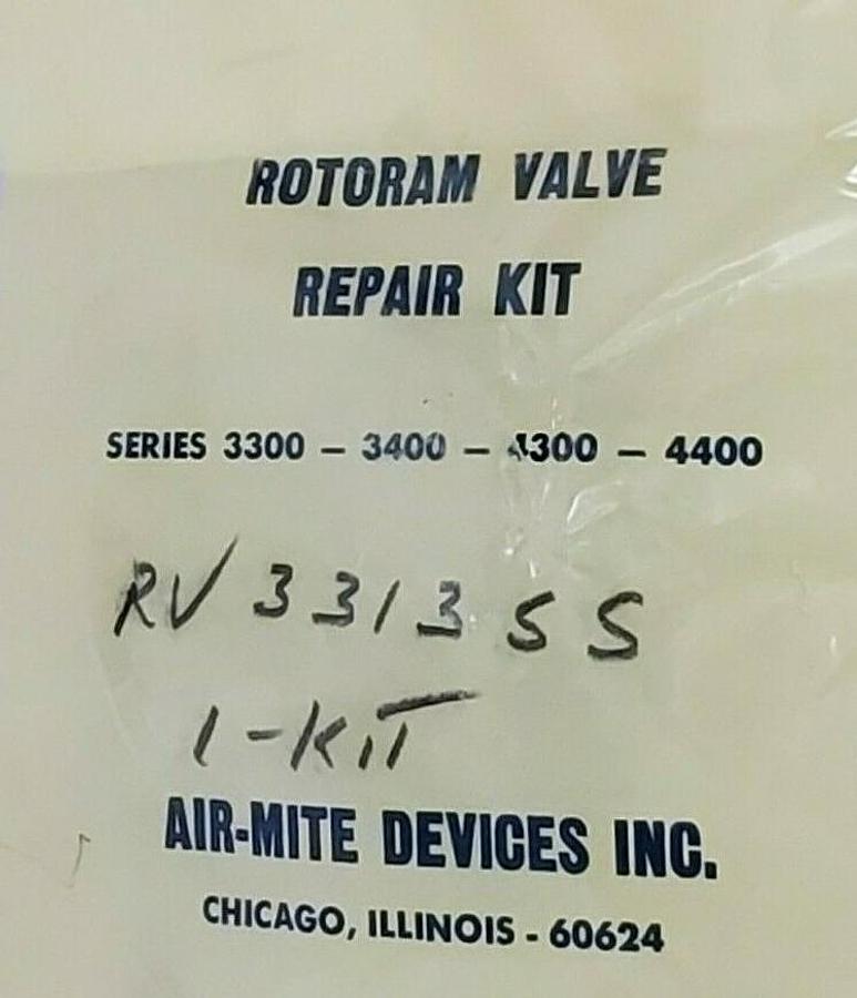 Used NEW AIR MITE KIT 3300-3400-4300-4400 ROTORAM VALVE REPAIR KIT RV 3313SS