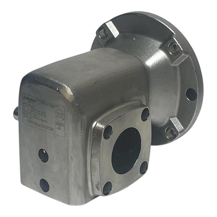 Boston Gear SSF715-30K-B5-JS1 Stainless Steel Right Angle Gear Reducer 30:1 New
