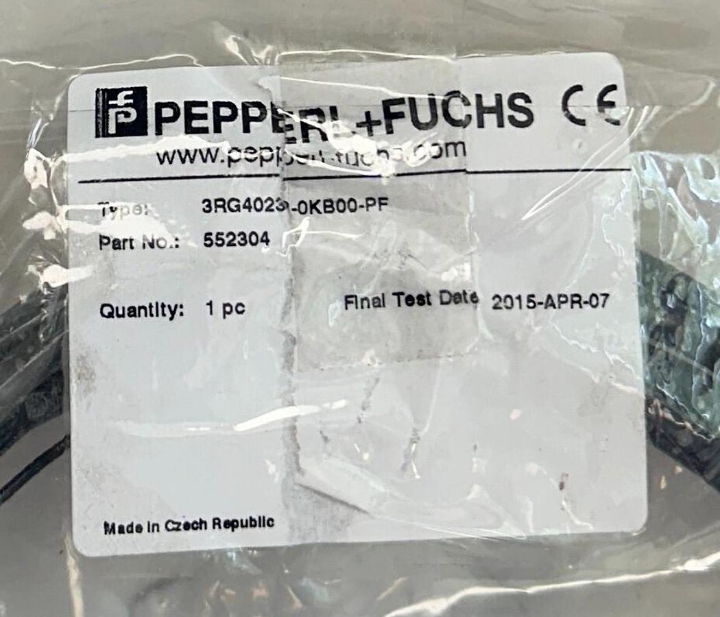 Used PEPPERL+FUCHS 3RG4023-0KB00-PF / 3RG40230KB00PF INDUCTIVE PROXIMITY SWITCH NSMP