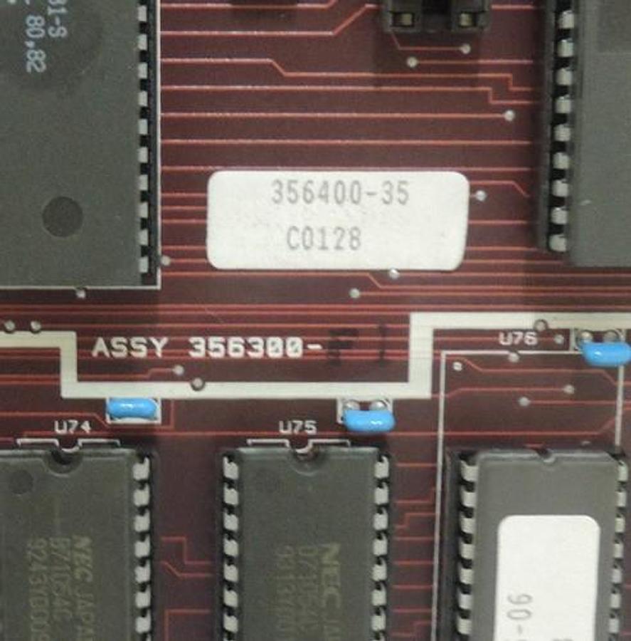 Used VIDEOJET 356400-35 MOTHER BOARD 356300-F1 CONTROL ASSEMBLY