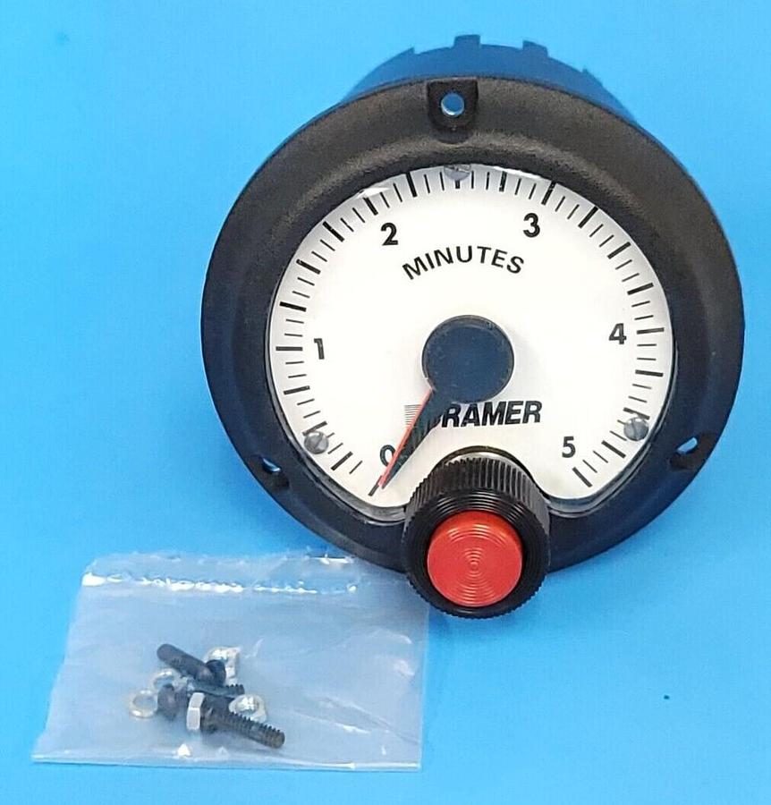 Used NEW CRAMER COMPANY 241E TIMER COUNTER 10001 AED 5-MIN 115V 60Hz