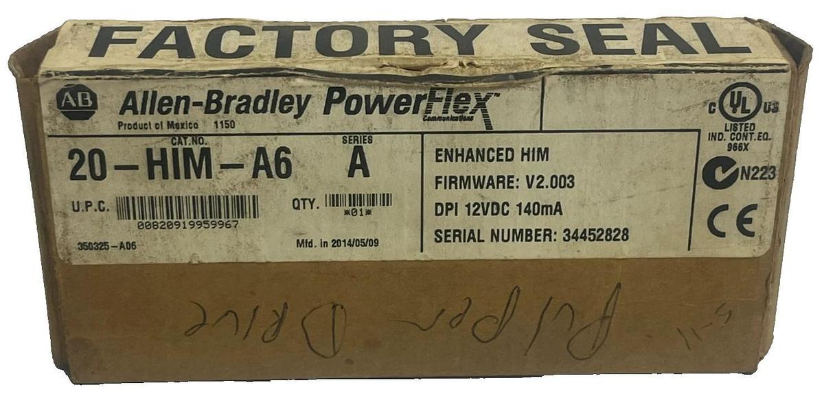 ALLEN-BRADLEY 20-HIM-A6 Ser. A PowerFlex Enhanced HIM V2.003 LCD Keypad 20HIMA6