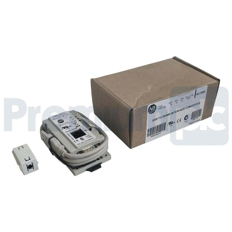 Used Allen Bradley 1747-UIC /A SLC500 USB to DH-485 Interface Converter 1747UIC NSFS