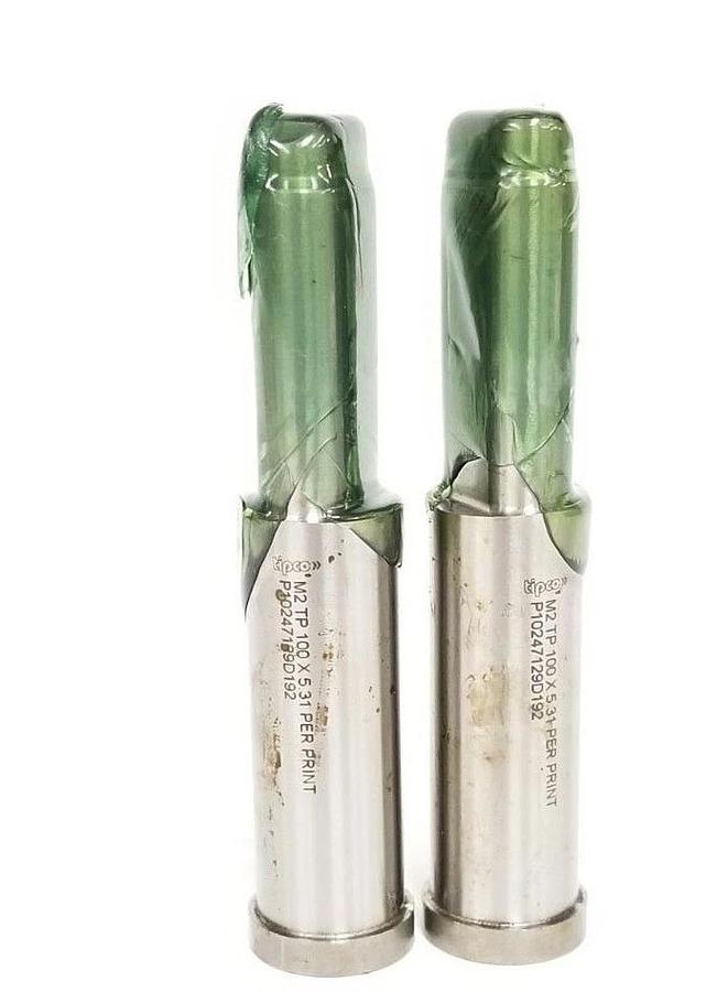 LOT OF 2 NEW TIPCO M2 TP 100 X 5.31 PUNCHES P10247129D192