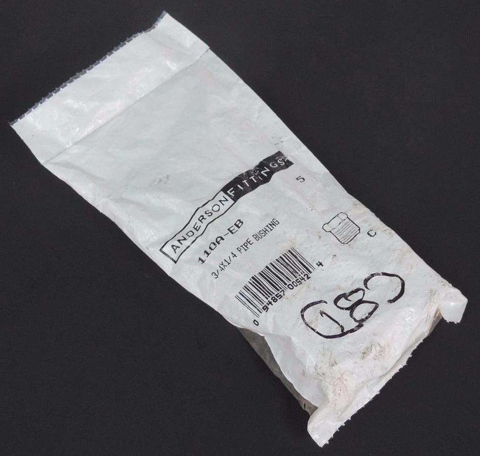 Used NIB ANDERSON FITTINGS 110A-EB 3/4"X1/4" PIPE BUSHING