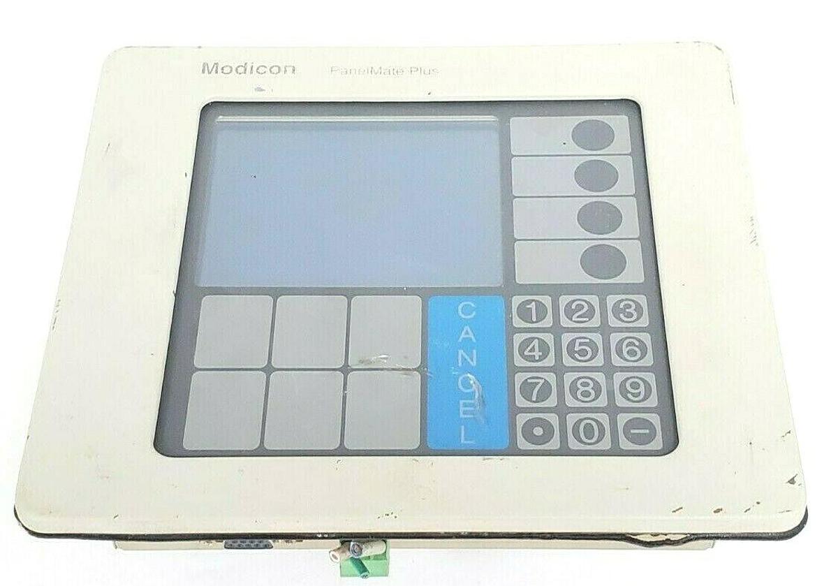 Used SCHNEIDER AUTOMATION MODICON PANELMATE PLUS 1000, MM-PM10300C, 92-01685-00