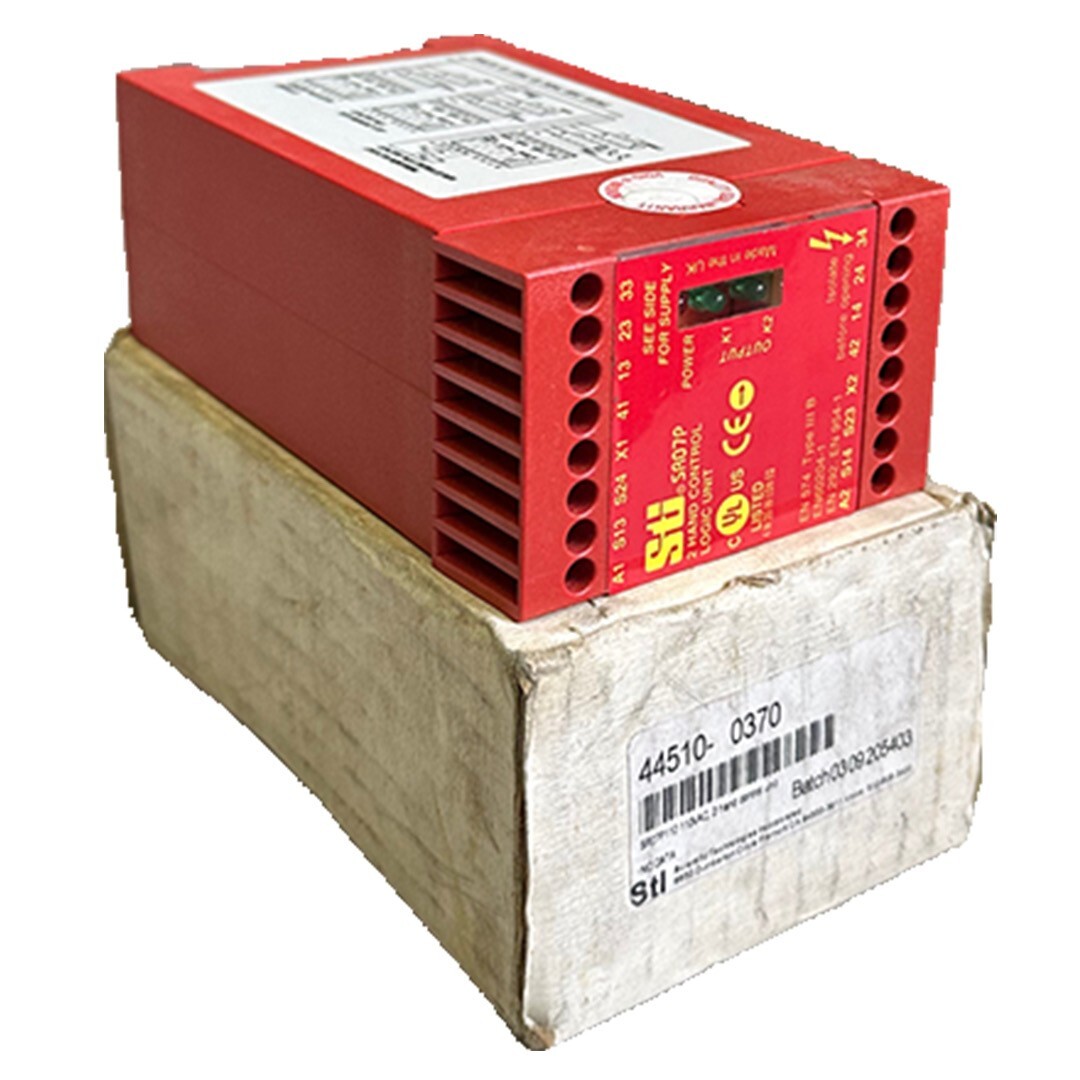 Used NEW STI 44510-0370 / 445100370 SR07P 2-HAND CONTROL LOGIC UNIT 110Vac SR07P110