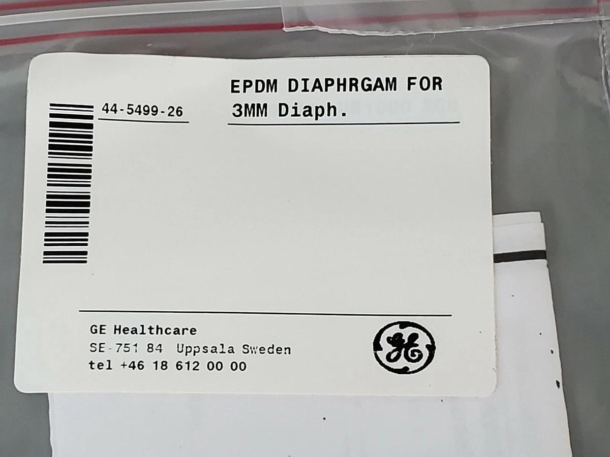 Used LOT OF 7 NEW GE HEALTHCARE 44-5499-26 EPDM DIAPHRAGMS DN8 KZ 3A 99024848