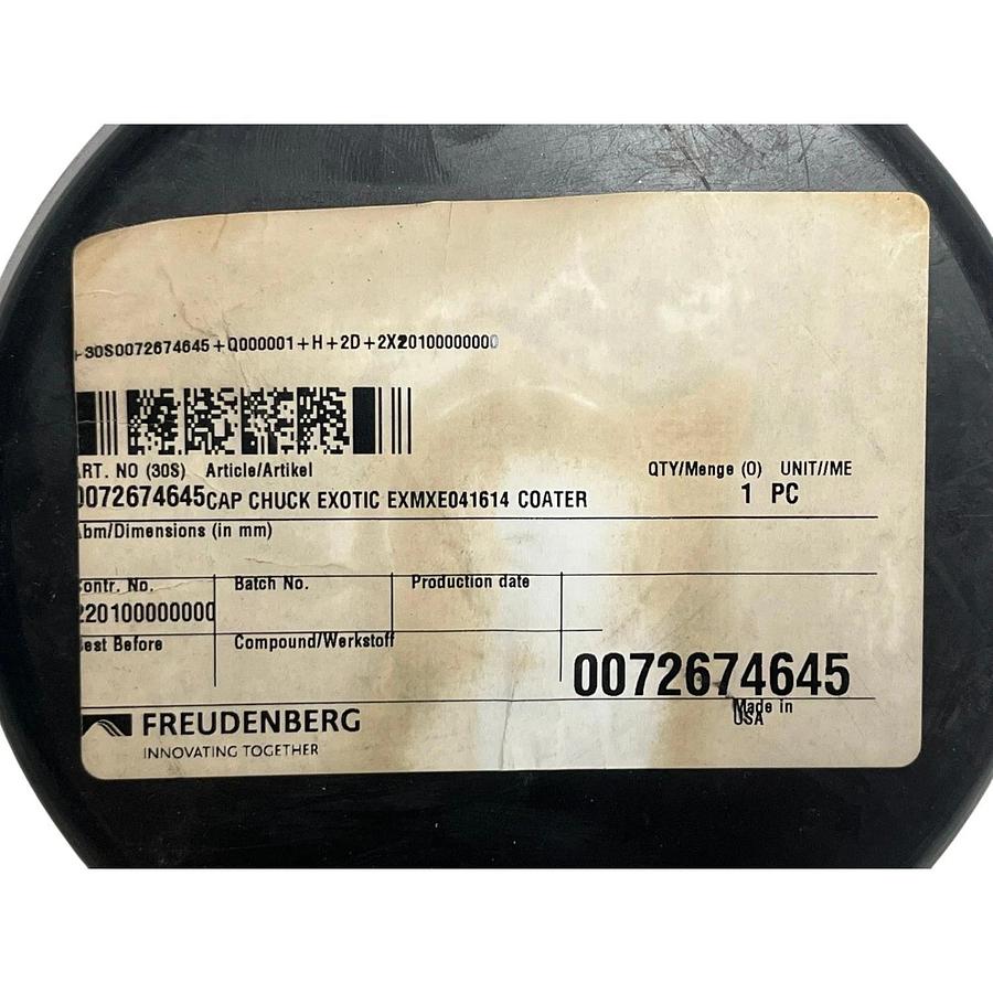 Freudenberg 0072674645 Chuck Exotic EXMXE041614 Coater Industrial Seal NSNP