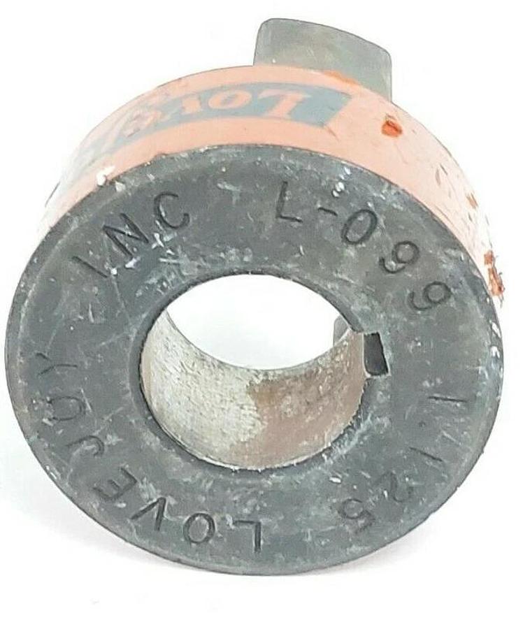 Used LOVEJOY L-099 COUPLER SET 1.125" BORE L099