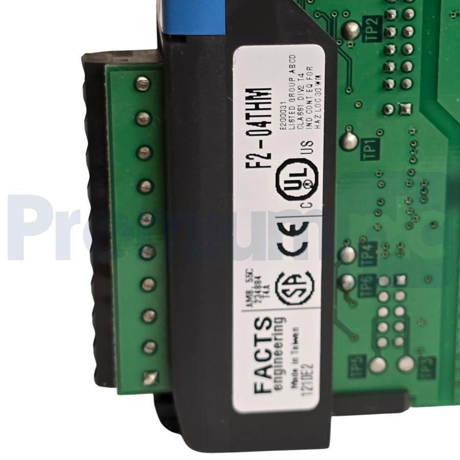 Used FACTS ENGINEERING F2-04THM DirectLOGIC DL205 4-CH TEMPERATURE INPUT MODULE NSMP