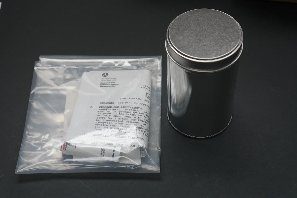 LOT OF 3 NEW ASHLAND ALL-PAK STURDEE-SEAL HAZARDOUS MATERIALS SHIPPERS