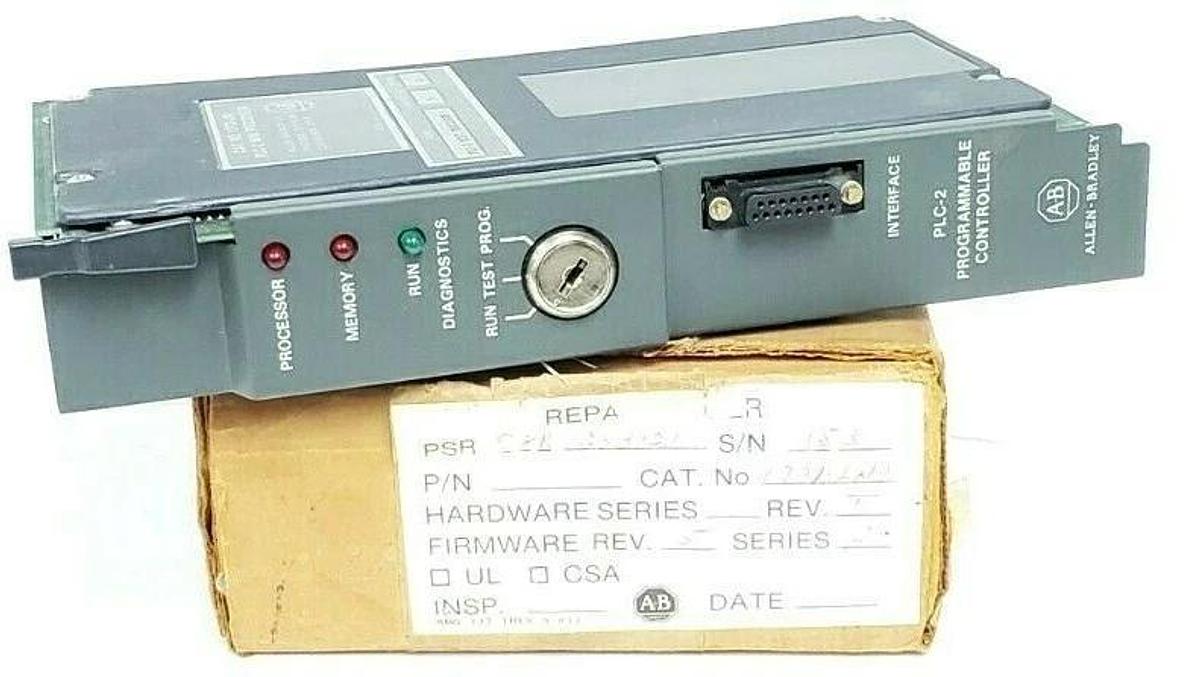 Refurbished REPAIRED ALLEN-BRADLEY 1772-LN1 PLC-2 MINI PROCESSOR F/W REV. A, SER. A, 1772LN1