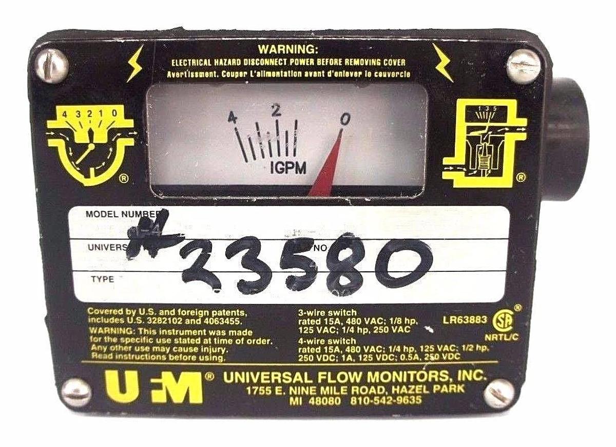 Used UFM 04IGM-4-150V.9-A1NR-C-2D FLOW METER 96787 CSA ENCLOSURE 5 P/N 700