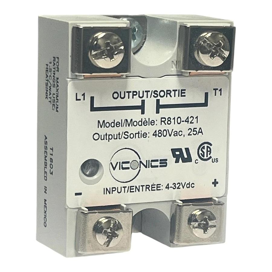 Viconics R810-421 Solid State Relay SSR with Integrated Heat Sink - New Surplus
