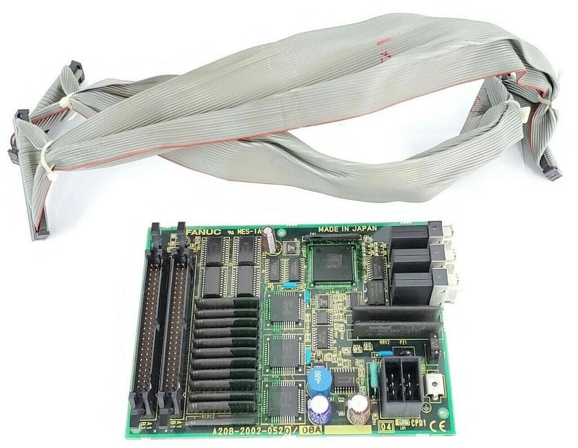 Used FANUC A20B-2002-0520/08A OPERATOR PANEL BOARD A20B-2002-0520