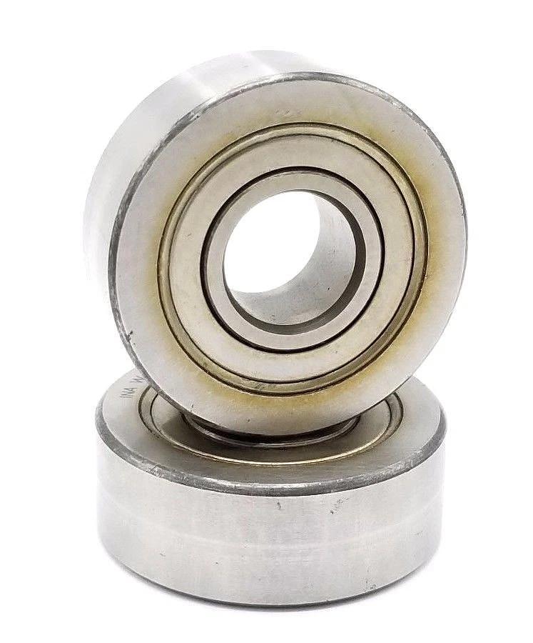 Used LOT OF 2 INA LR 5203 KDDU BALL BEARINGS ANGULAR CONTACT 17X47X17.5MM