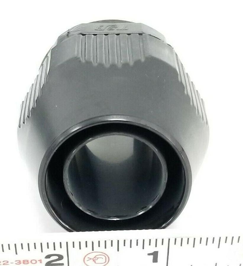 Used LOT OF 9 NEW THOMAS & BETTS FNMC-B ONLY LIQUID TIGHT BLACK CONNECTORS 1'' IN.