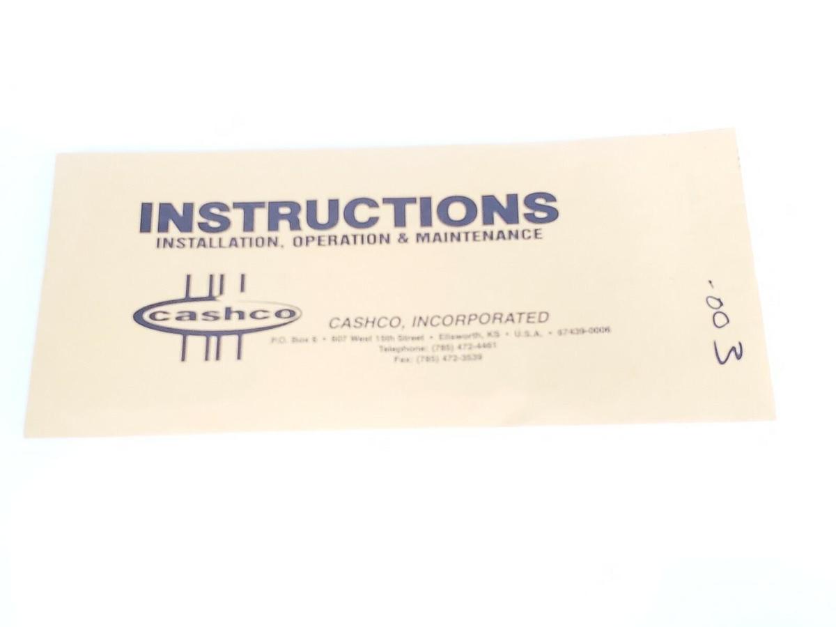 NIB CASCHO C-CS-FGD PRESS REDUCING STEAM REGULATOR C-CS CS5-F6L7-12000000F, 3/4"