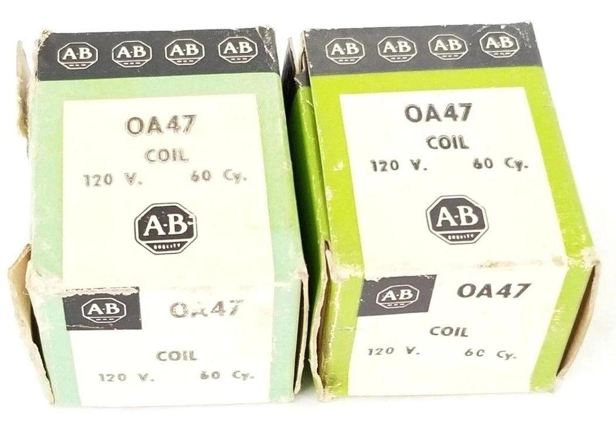 Used LOT OF 2 NIB ALLEN BRADLEY 0A47 COILS 120V 60CY