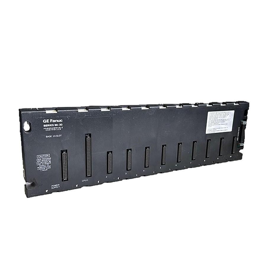 Used GE FANUC IC693CHS391C / IC693CHS391 SERIES 90-30 CONTROLLER BASE 10-SLOT