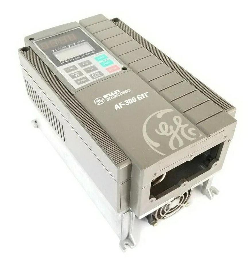 Used FUJI ELECTRIC 6KG1143005X1B1 INVERTER DRIVE 5HP, 13.6A, 380/480VAC, AF-300G11