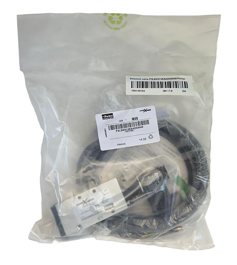 Used NEW PARKER P2LBX512ESADDM49 VIKING XTREME SOLENOID VALVE 24VDC 10BAR NSMP
