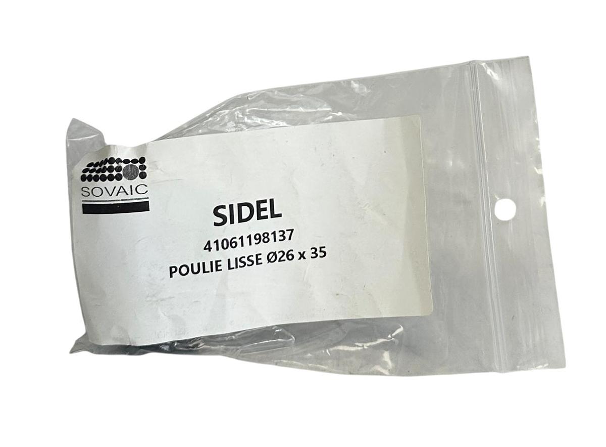 Used 4 SOVAIC SIDEL 00000207498 / 41061198137 SMOOTH PULLEYS 026 x 35 NSMP
