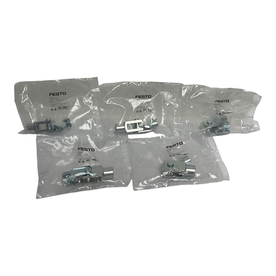 Festo SG-M10X1,25 Rod Clevis 6144 Pneumatic Cylinder Mounting Lot of 5 New