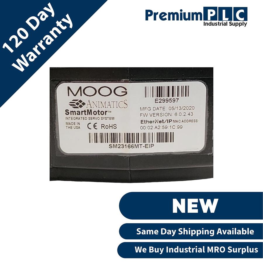 Used NEW MOOG ANIMATICS SM23166MT-EIP EtherNet/IP CLASS 6 SmartMotor SERVO MOTOR