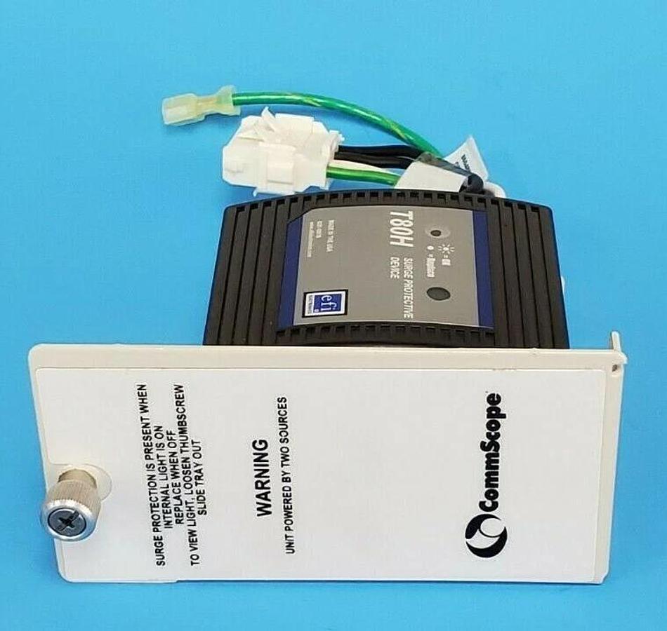 Used EFI ELECTRONICS COMMSCOPE T80HS120/240Y SURGE PROTECTIVE DEVICE 120/240V T80H